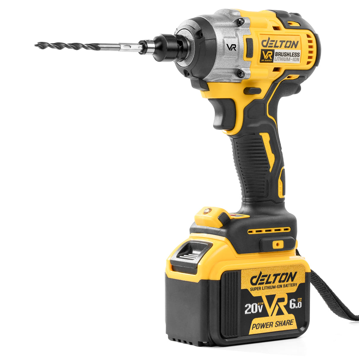 บล็อกกระแทกไร้สาย (เฉพาะเครื่องเปล่า) DELTON รุ่น CWT-991-32 VR-SERIES 20V พร้อมอุปกรณ์เสริม 32 ชิ้น